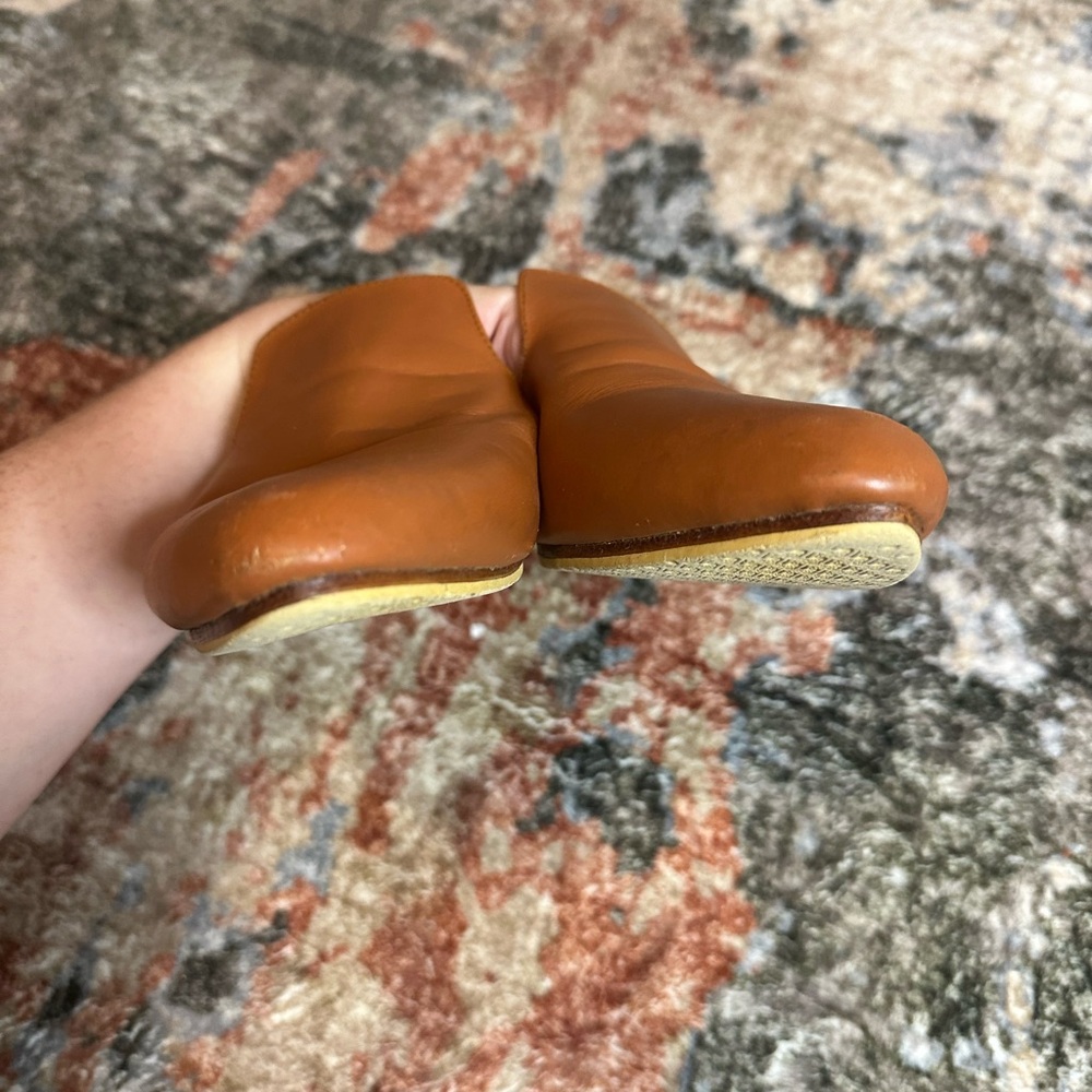 Liberté The Modern Mule in Cognac Chic Tan Leather Mules for Women - Picture 6 of 12